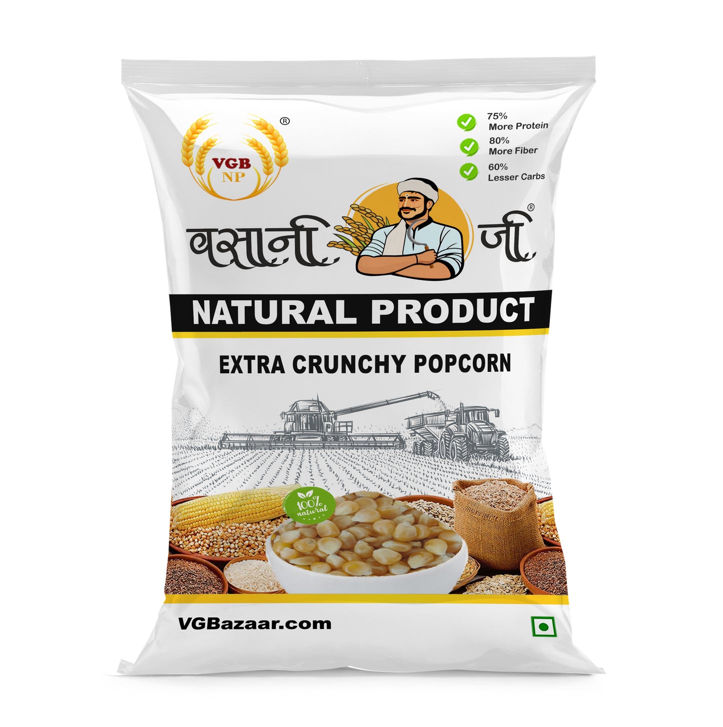 Vasani-G Extra Crunchy Popcorn